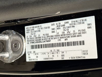 2020 Ford Escape Titanium Hybrid