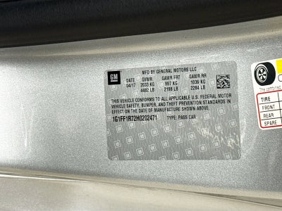 2017 Chevrolet Camaro 1SS