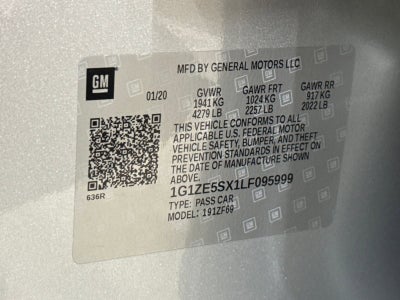 2020 Chevrolet Malibu Premier