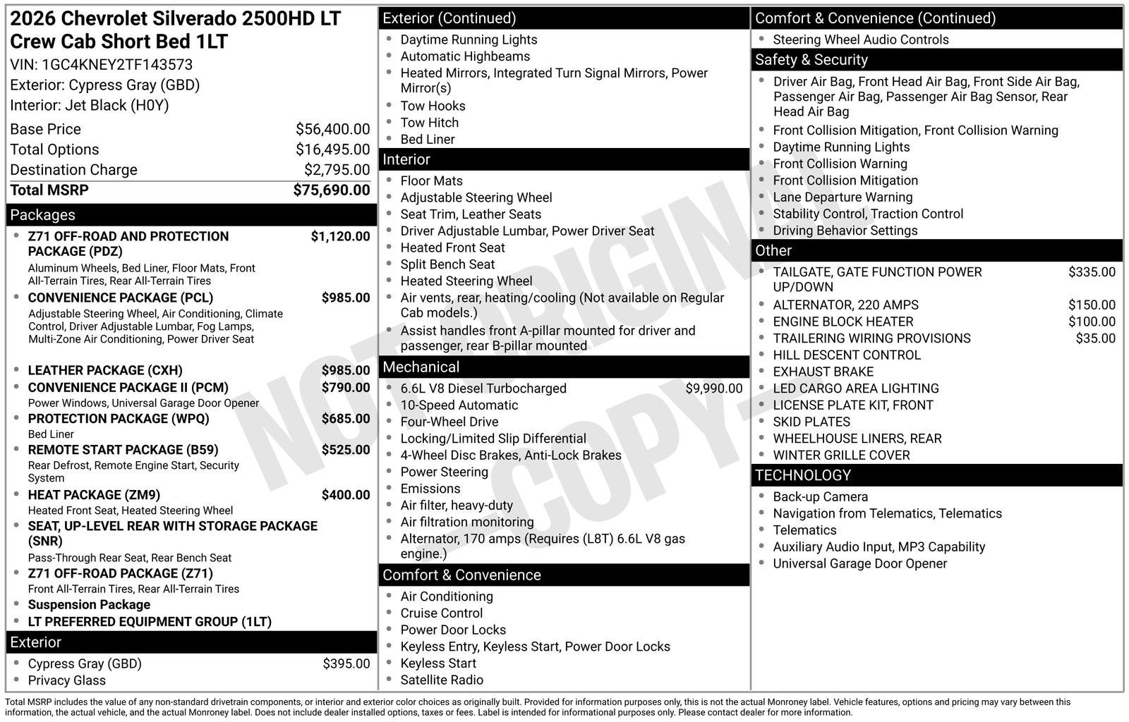 2026 Chevrolet Silverado 2500 HD LT