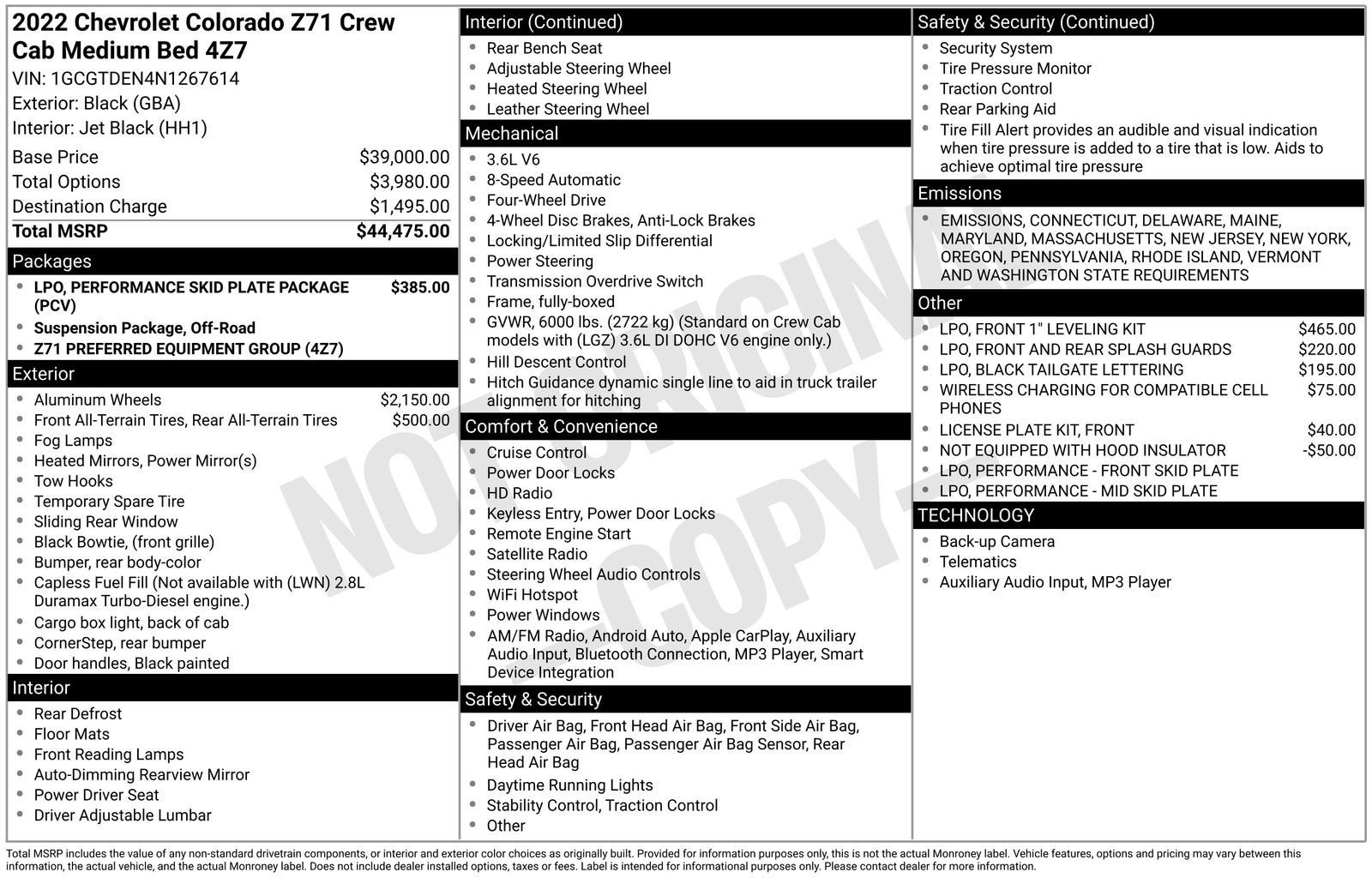 2022 Chevrolet Colorado Z71