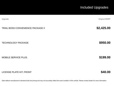 2026 Chevrolet Colorado Trail Boss