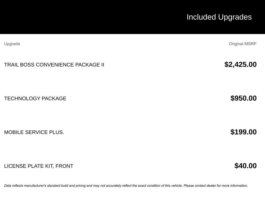 2026 Chevrolet Colorado Trail Boss