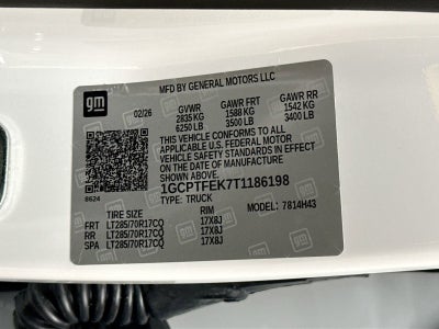 2026 Chevrolet Colorado ZR2