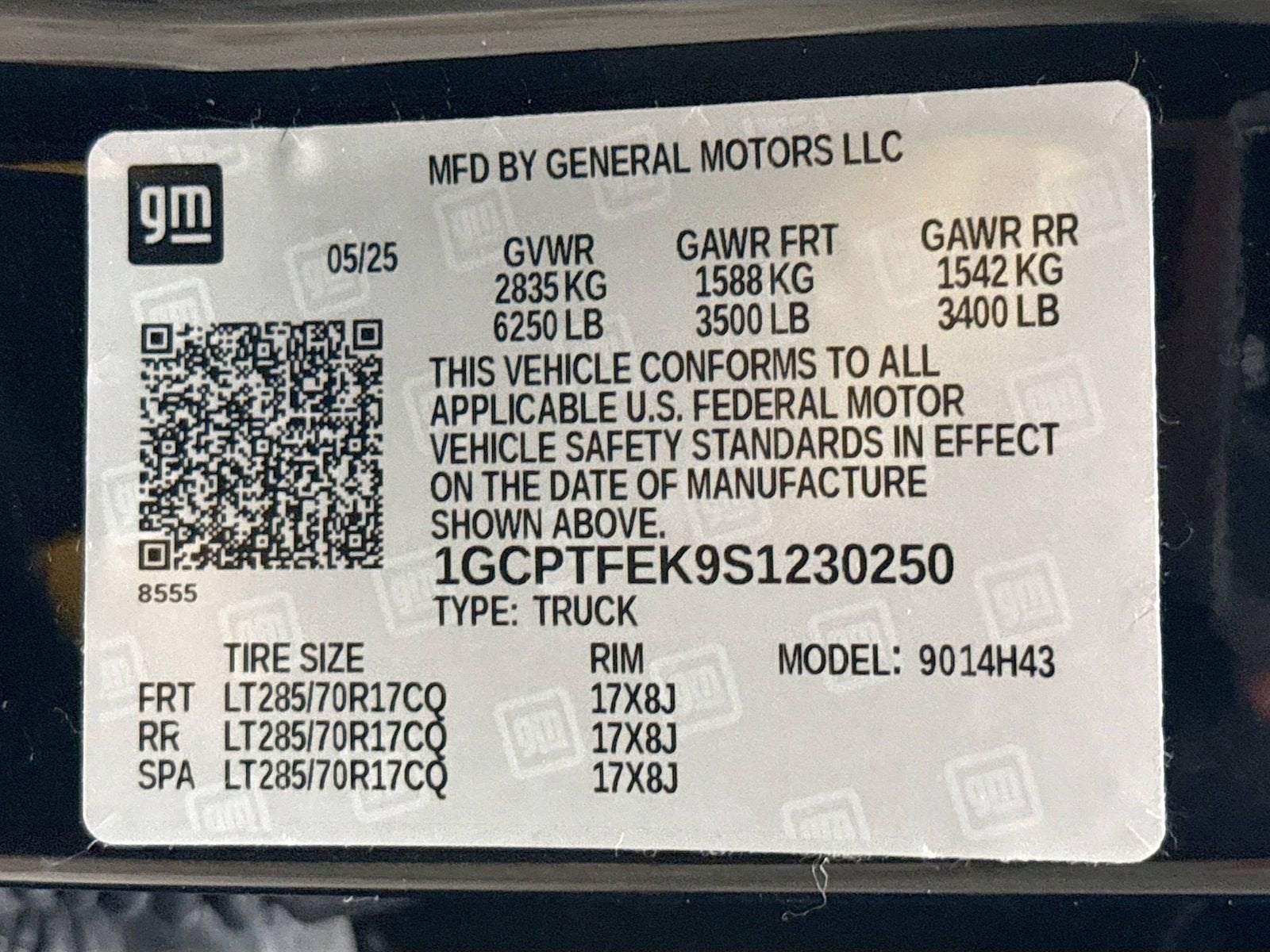 2025 Chevrolet Colorado ZR2