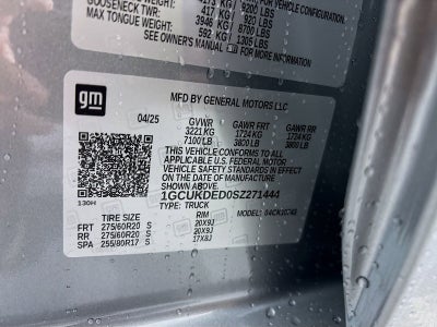 2025 Chevrolet Silverado 1500 LT