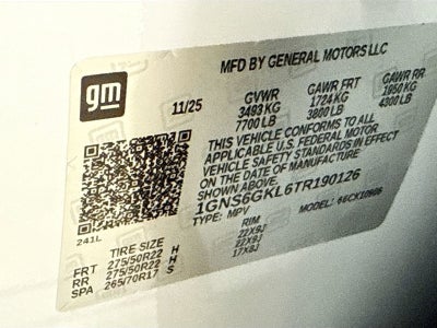 2026 Chevrolet Suburban High Country