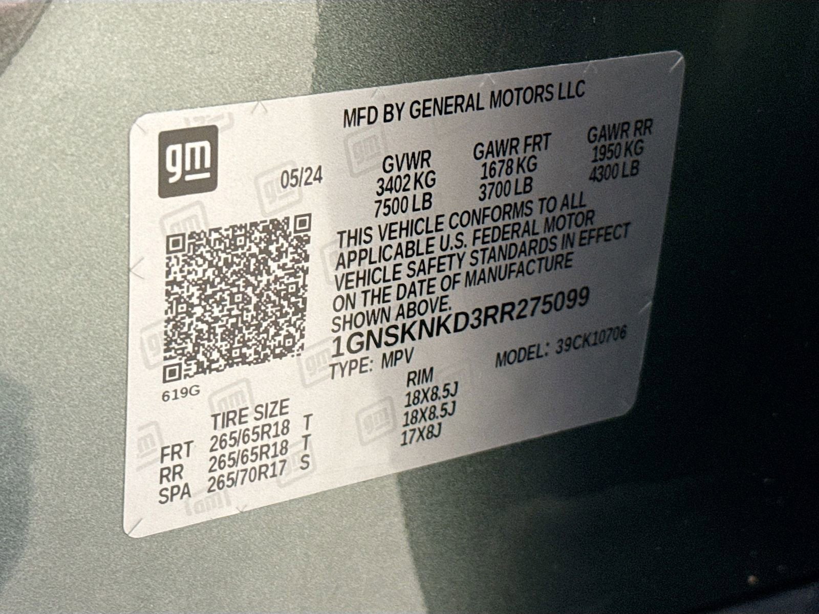 2024 Chevrolet Tahoe LT