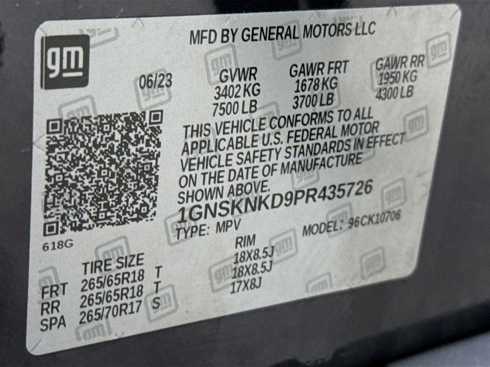 2023 Chevrolet Tahoe LT