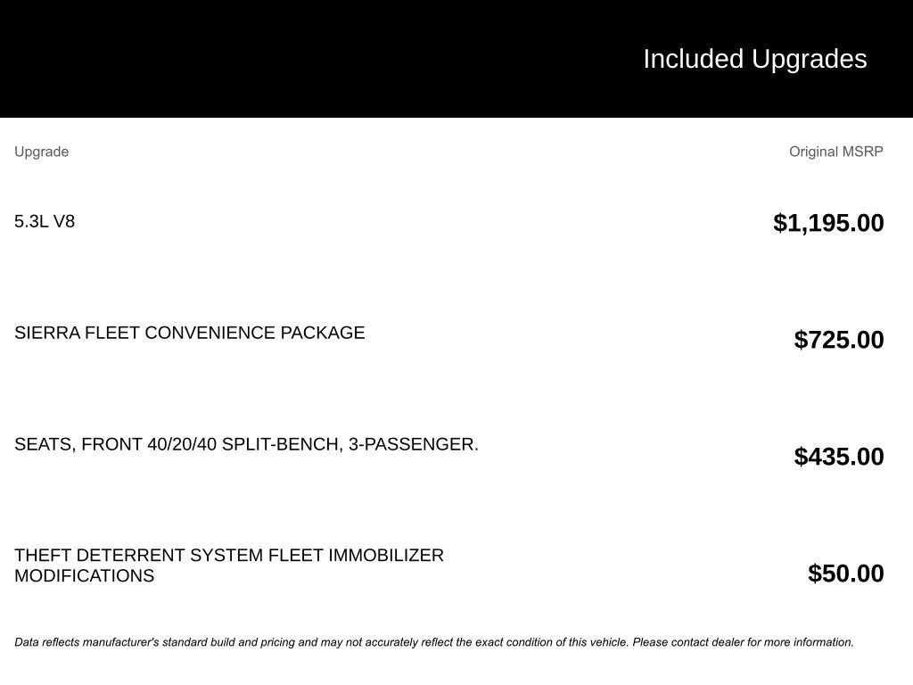 2018 GMC Sierra 1500 2WD Reg Cab 133.0"