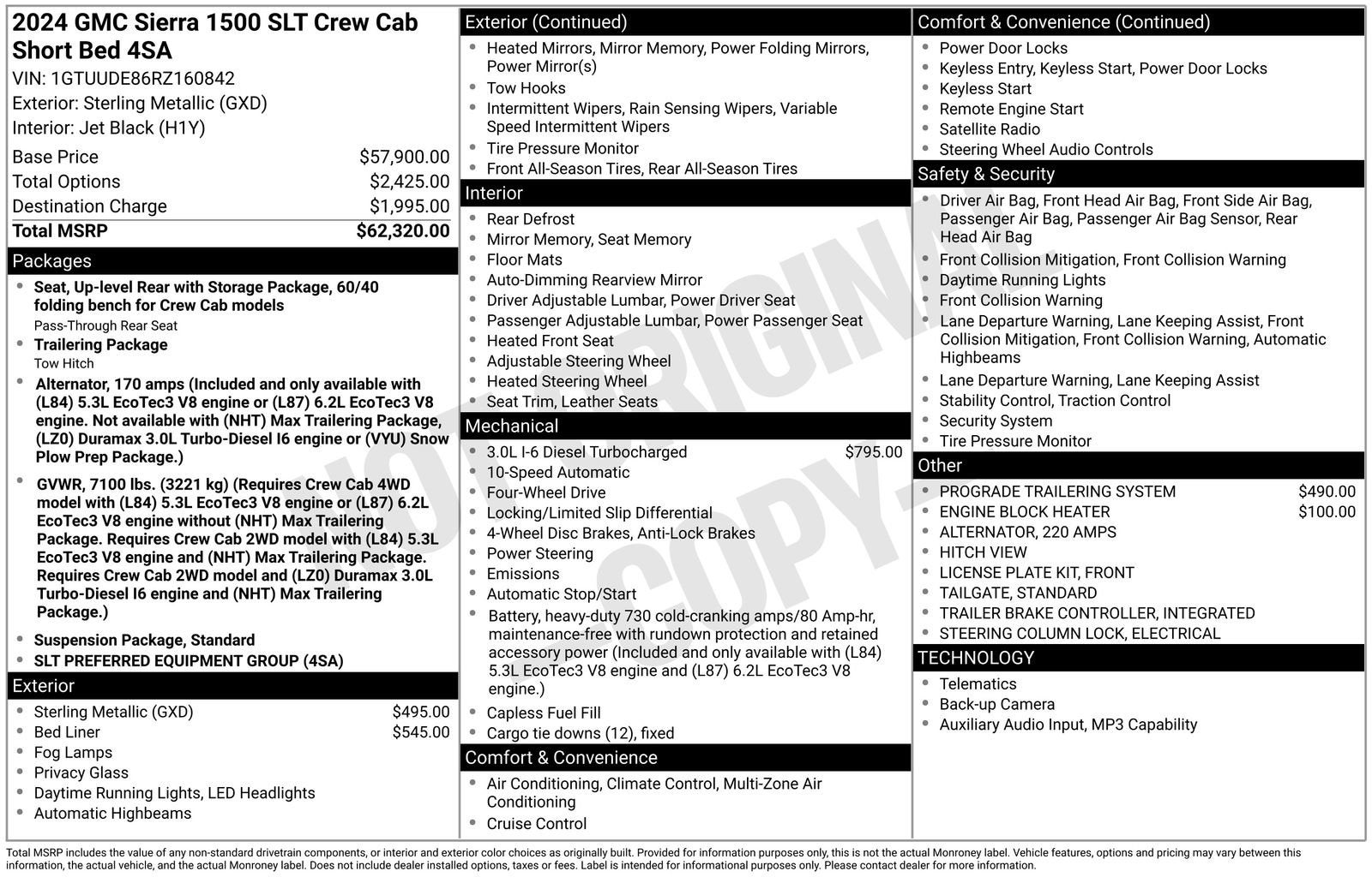 2024 GMC Sierra 1500 SLT