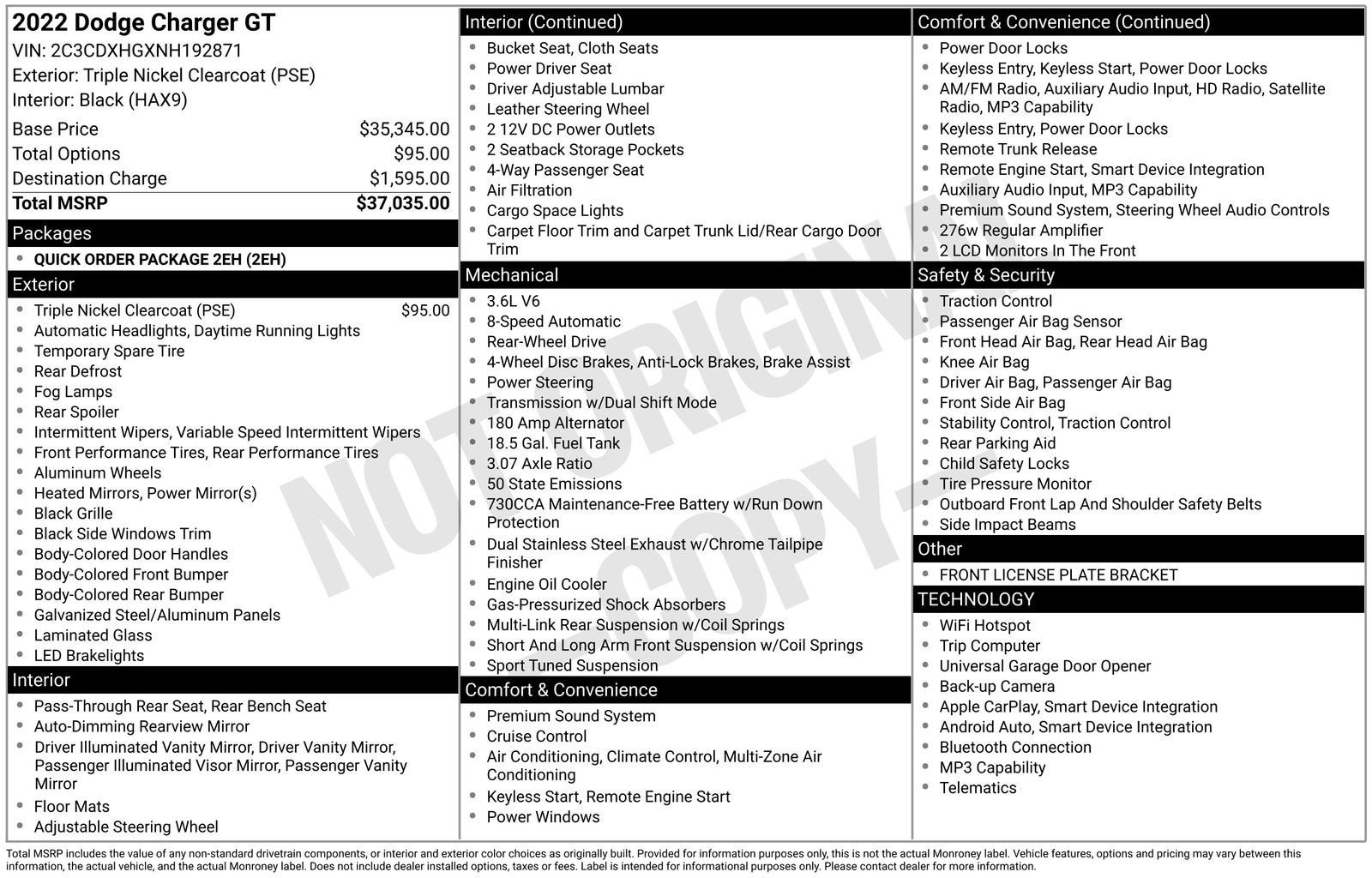 2022 Dodge Charger GT RWD