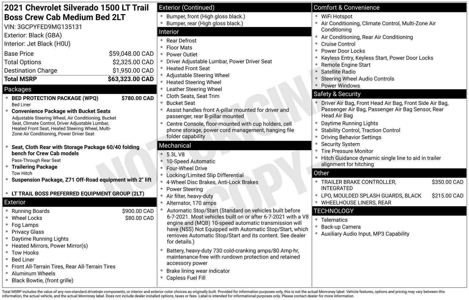 2021 Chevrolet Silverado 1500 LT Trail Boss
