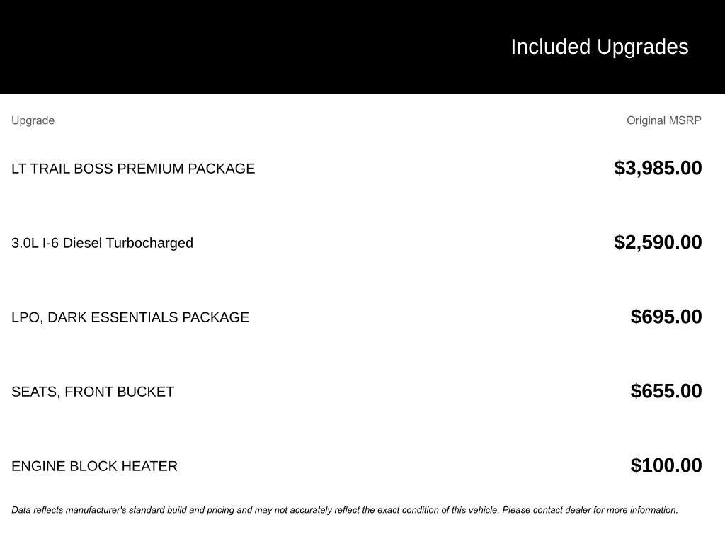2026 Chevrolet Silverado 1500 LT Trail Boss