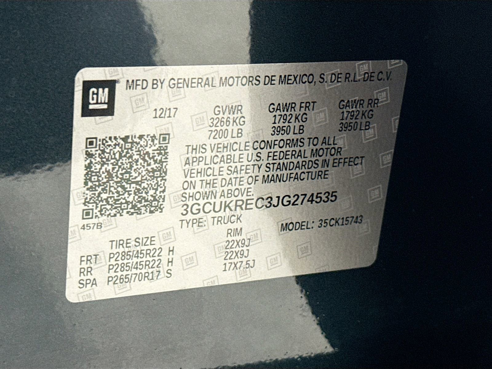 2018 Chevrolet Silverado 1500 LT