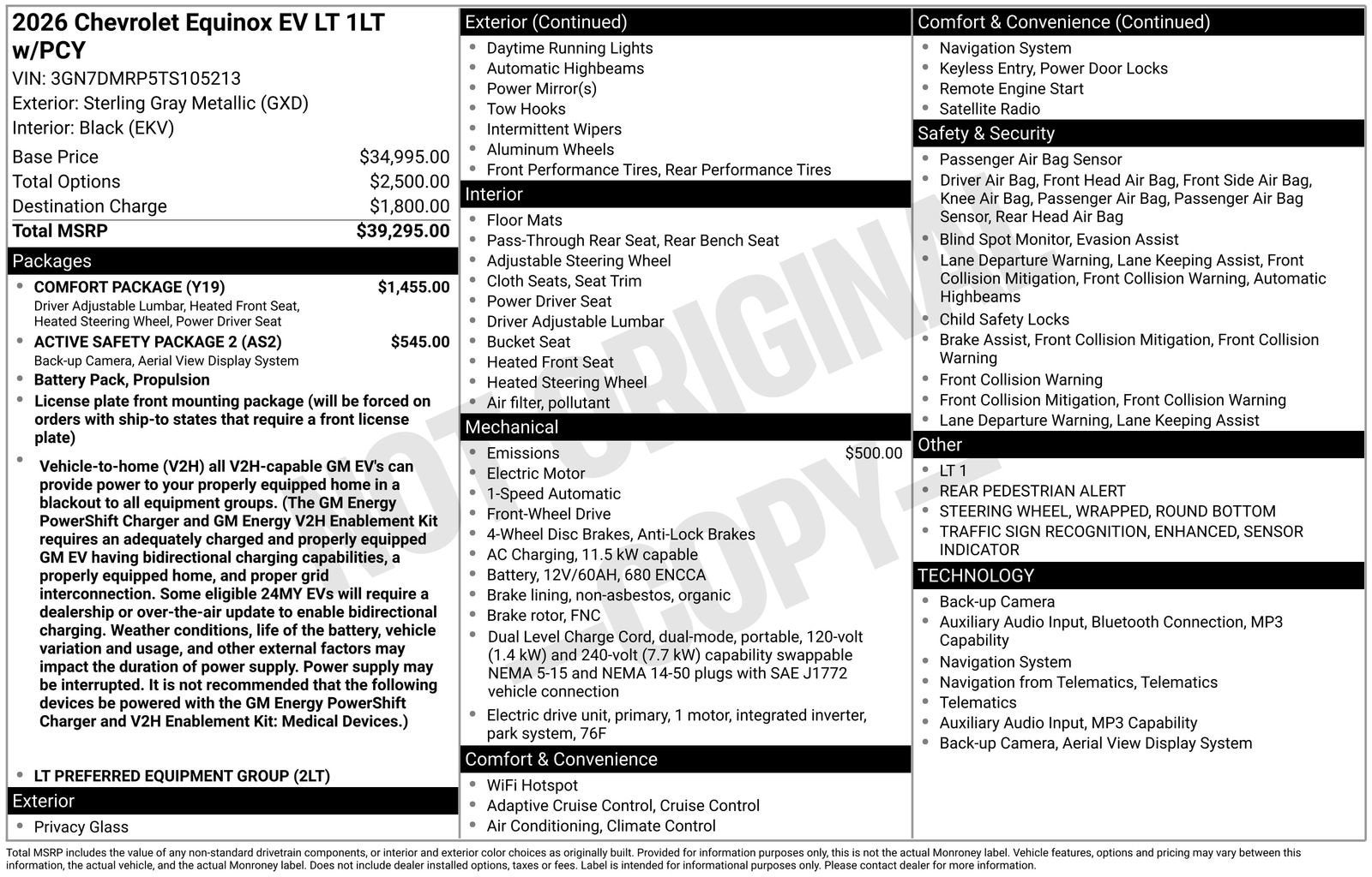 2026 Chevrolet Equinox EV LT