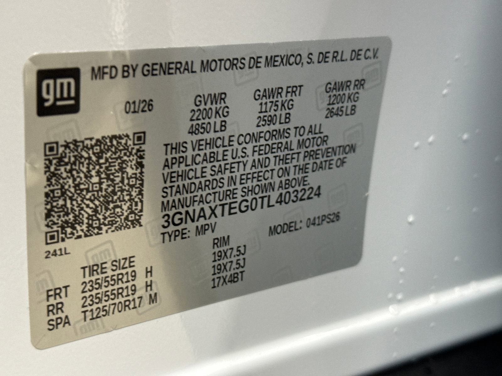 2026 Chevrolet Equinox RS