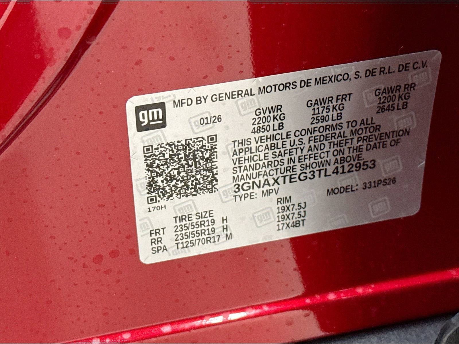 2026 Chevrolet Equinox RS