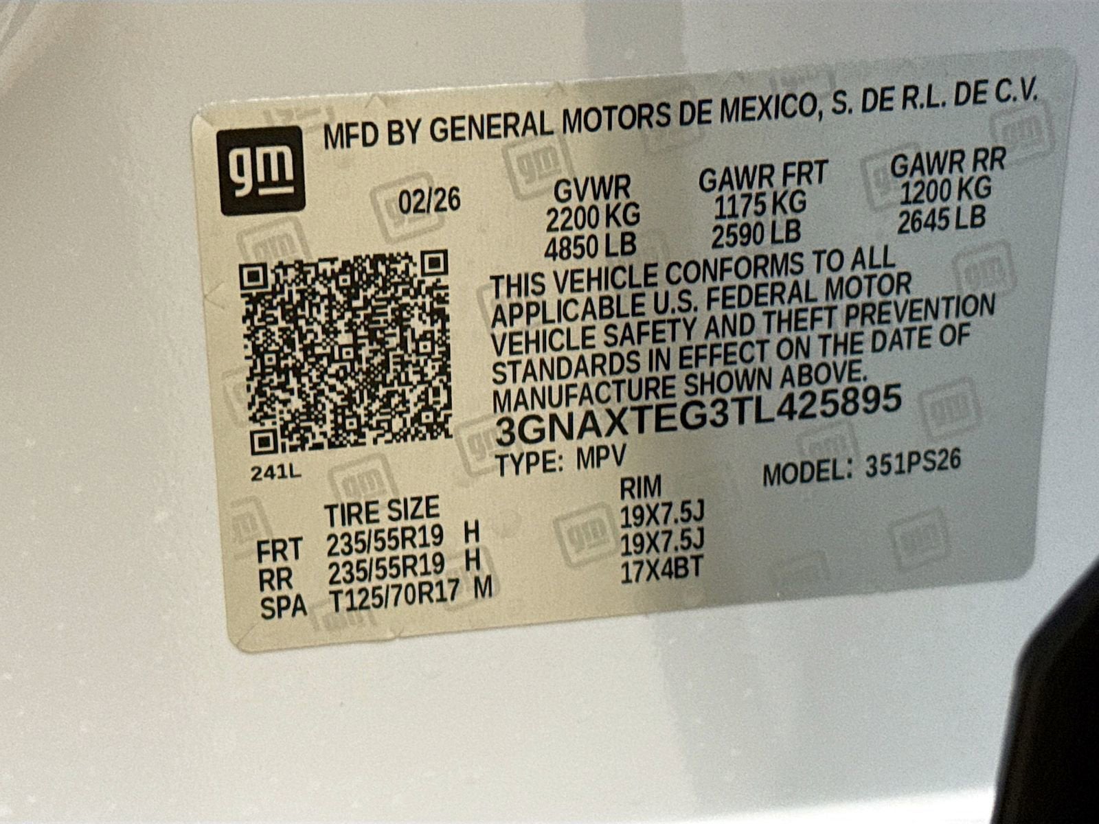 2026 Chevrolet Equinox RS