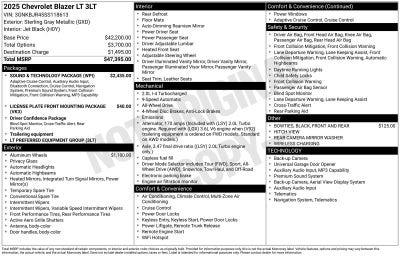 2025 Chevrolet Blazer 3LT