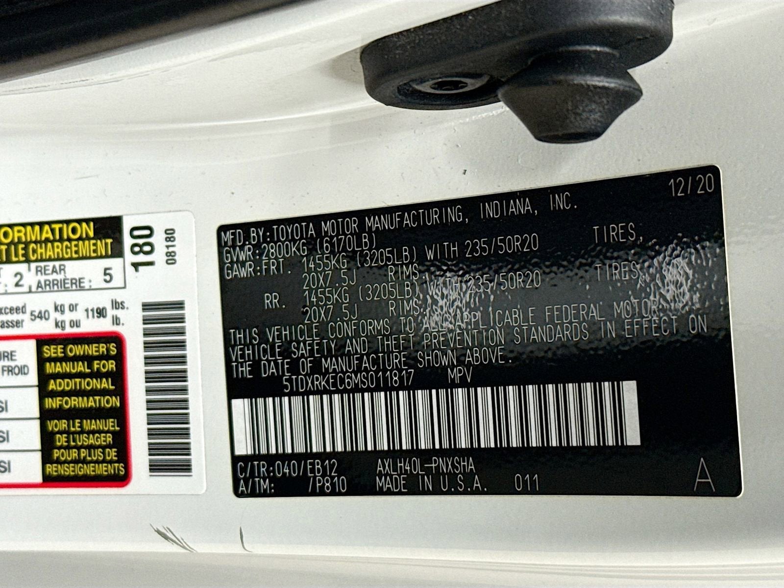 2021 Toyota Sienna XSE