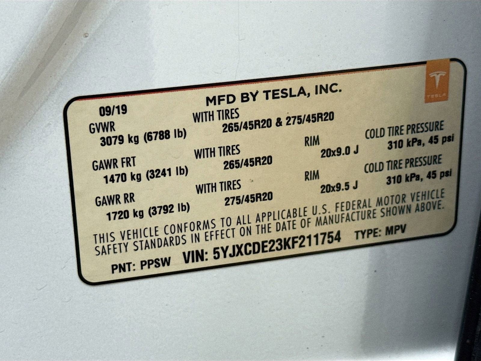 2019 Tesla Model X 75D