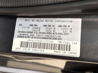 2014 Mazda Mazda6 i Touring