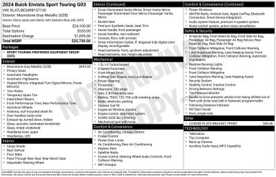 2024 Buick Envista Sport Touring