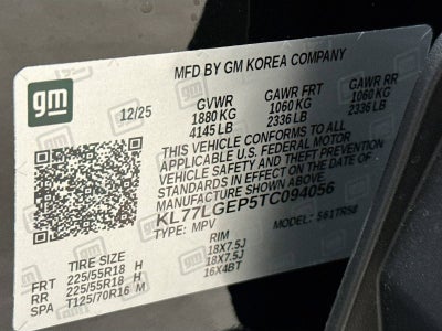 2026 Chevrolet Trax 1RS