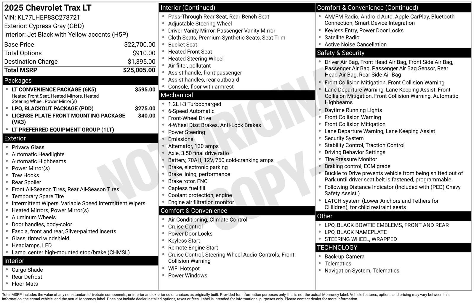 2025 Chevrolet Trax LT