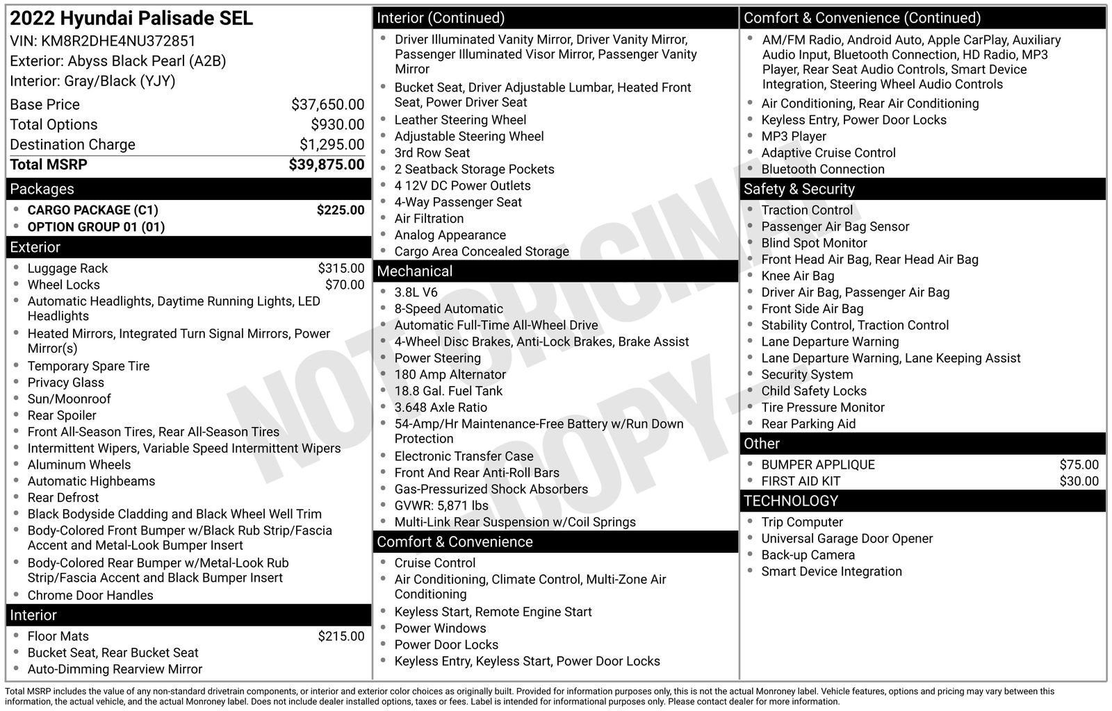 2022 Hyundai Palisade SEL