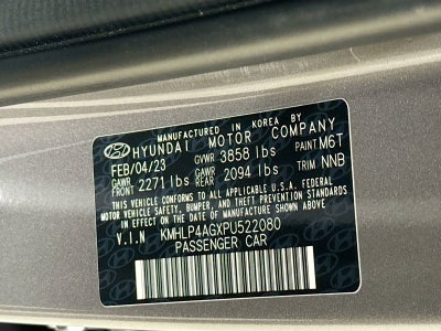 2023 Hyundai Elantra Limited