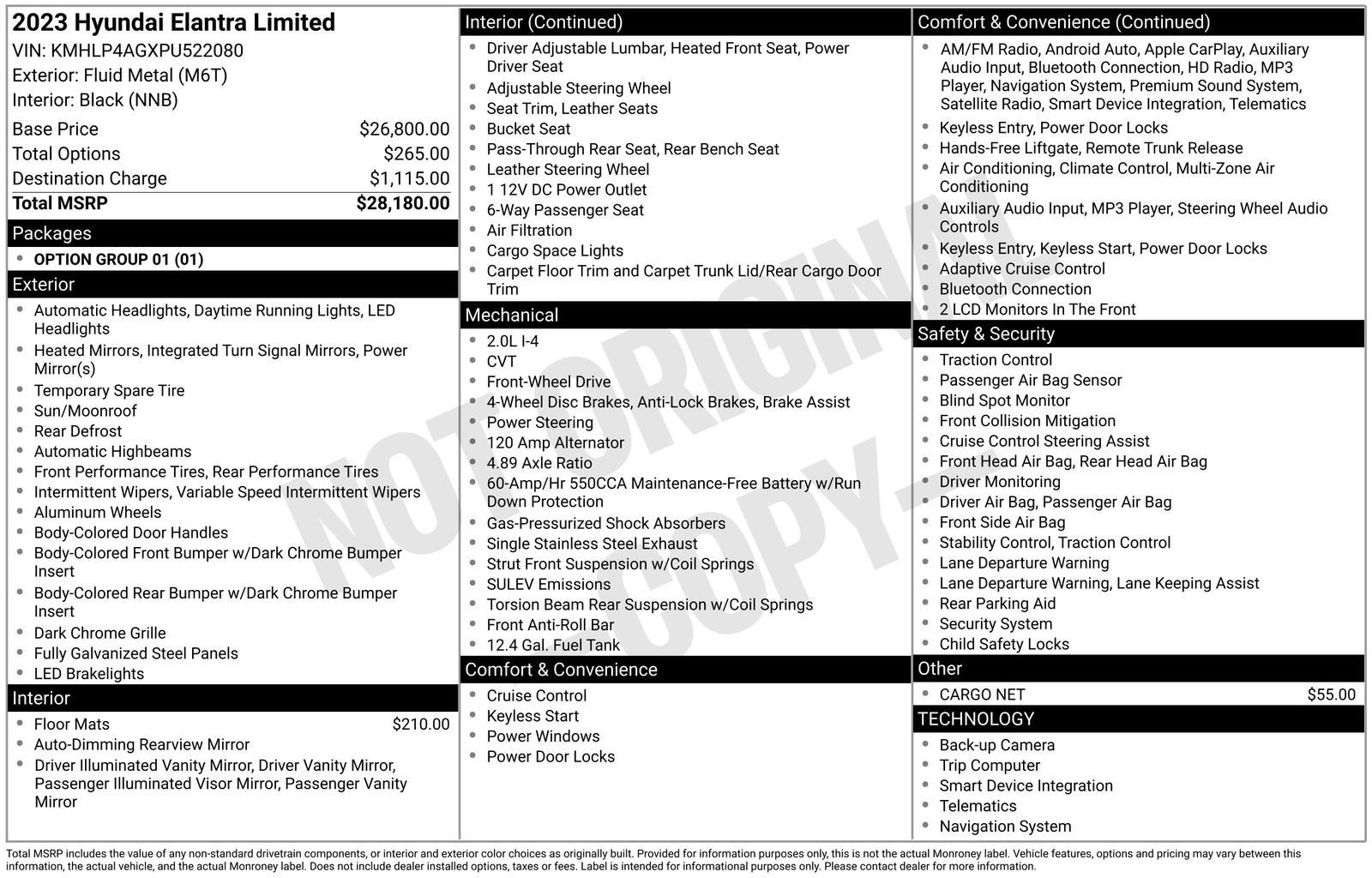 2023 Hyundai Elantra Limited
