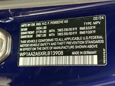 2024 Porsche Macan AWD