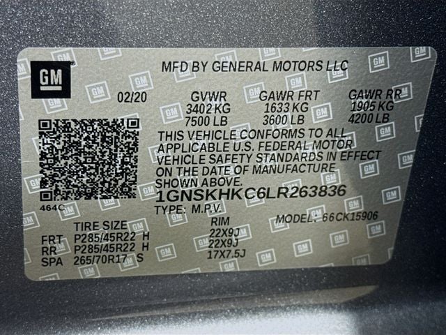 2020 Chevrolet Suburban LT