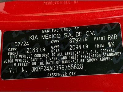 2024 Kia Forte LXS