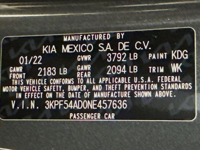 2022 Kia Forte GT-Line