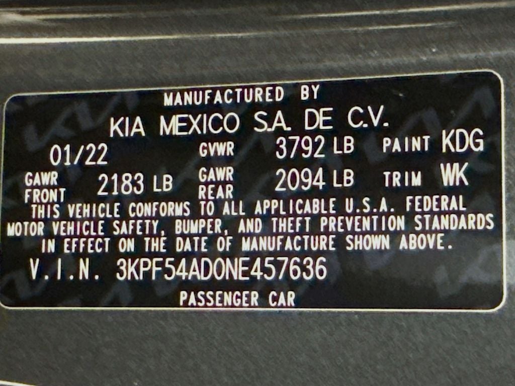 2022 Kia Forte GT-Line