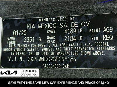 2025 Kia K4 GT-Line Turbo