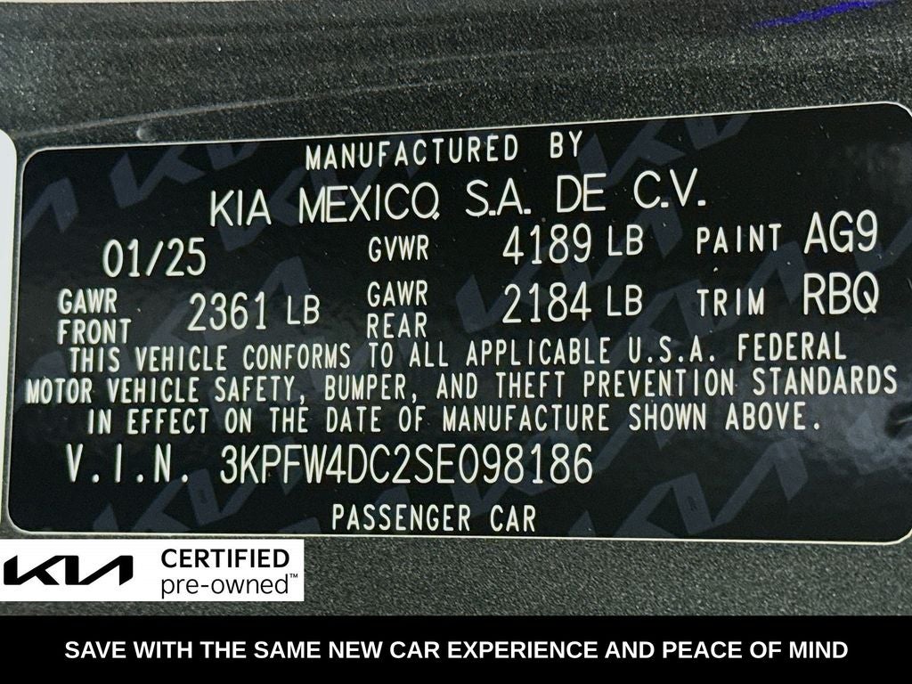 2025 Kia K4 GT-Line Turbo