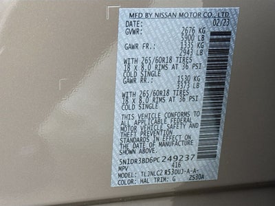 2023 Nissan Pathfinder Rock Creek