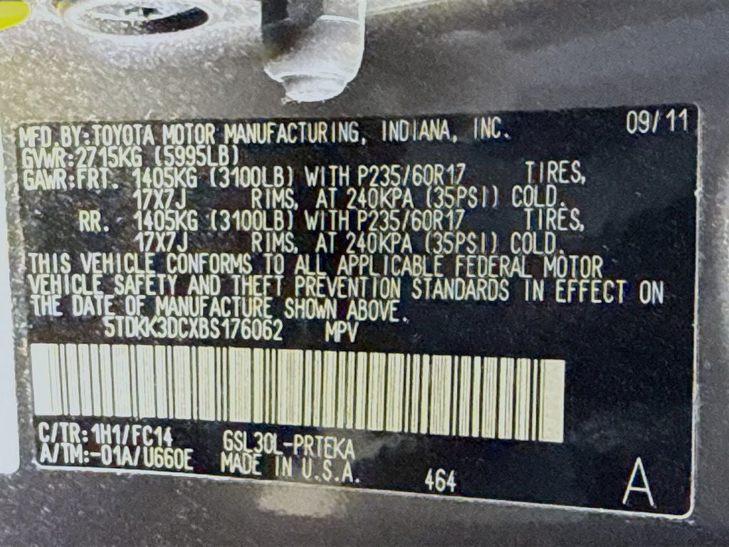 2011 Toyota Sienna LE