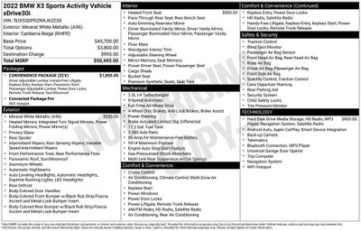 2022 BMW X3 xDrive30i