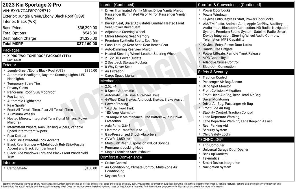 2023 Kia Sportage X-Pro