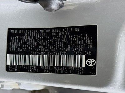 2024 Toyota Corolla SE