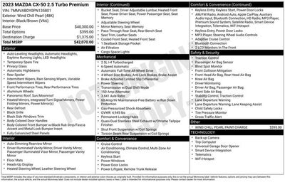 2023 Mazda Mazda CX-50 2.5 Turbo Premium Package