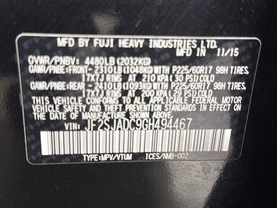 2016 Subaru Forester 2.5i Premium