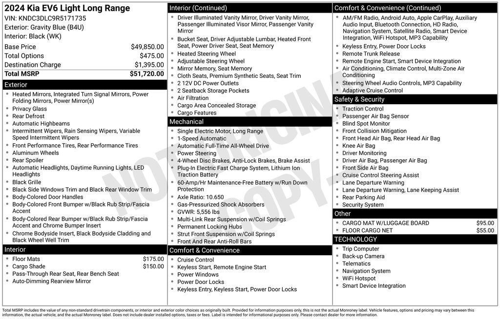 2024 Kia EV6 Light