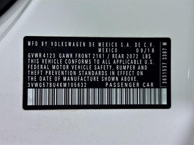 2019 Volkswagen Jetta SEL Premium