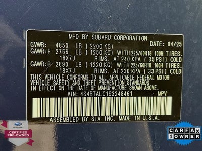 2025 Subaru Outback Onyx Edition